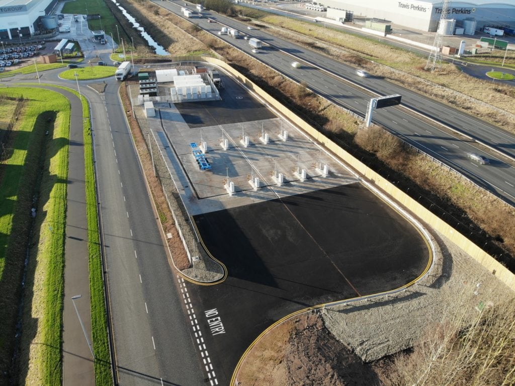 Biogas-Tankstelle in UK